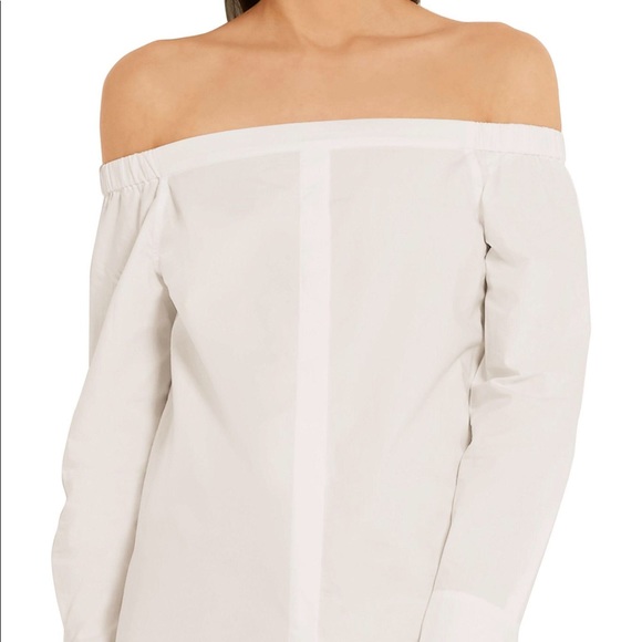 Equipment white off the shoulder blouse - Picture 2 of 4